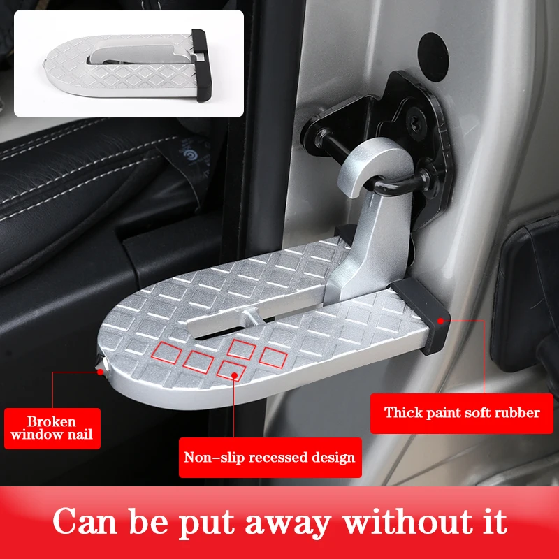 Designed for range rover Off road vehicle SUV Door Pedal Wash Tool Non-slip Climbing The Roof Ascending Auxiliary Ladder Folding