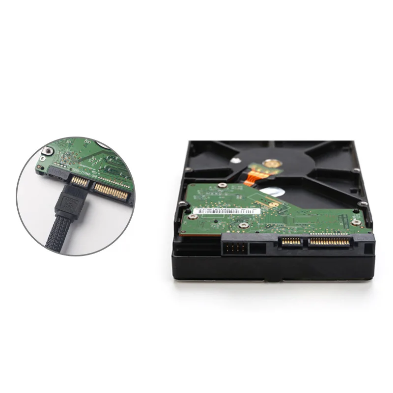 7 контактный кабель для передачи данных SATA 3 0 III 50 см SATA3 6 шт. кабели SSD жесткого