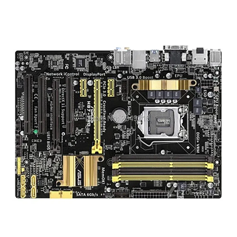 Для ASUS H87-PRO оригинальная материнская плата разъем LGA 1150 DDR3 H87 SATA3 USB3.0 рабочего