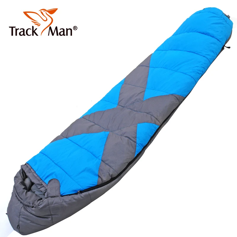 

Trackman Camping Sleeping Bag Adult Tents Cotton Filler Envelope Outdoor Warm Spring Autumn Hiking Bags 215*80CM TM3301