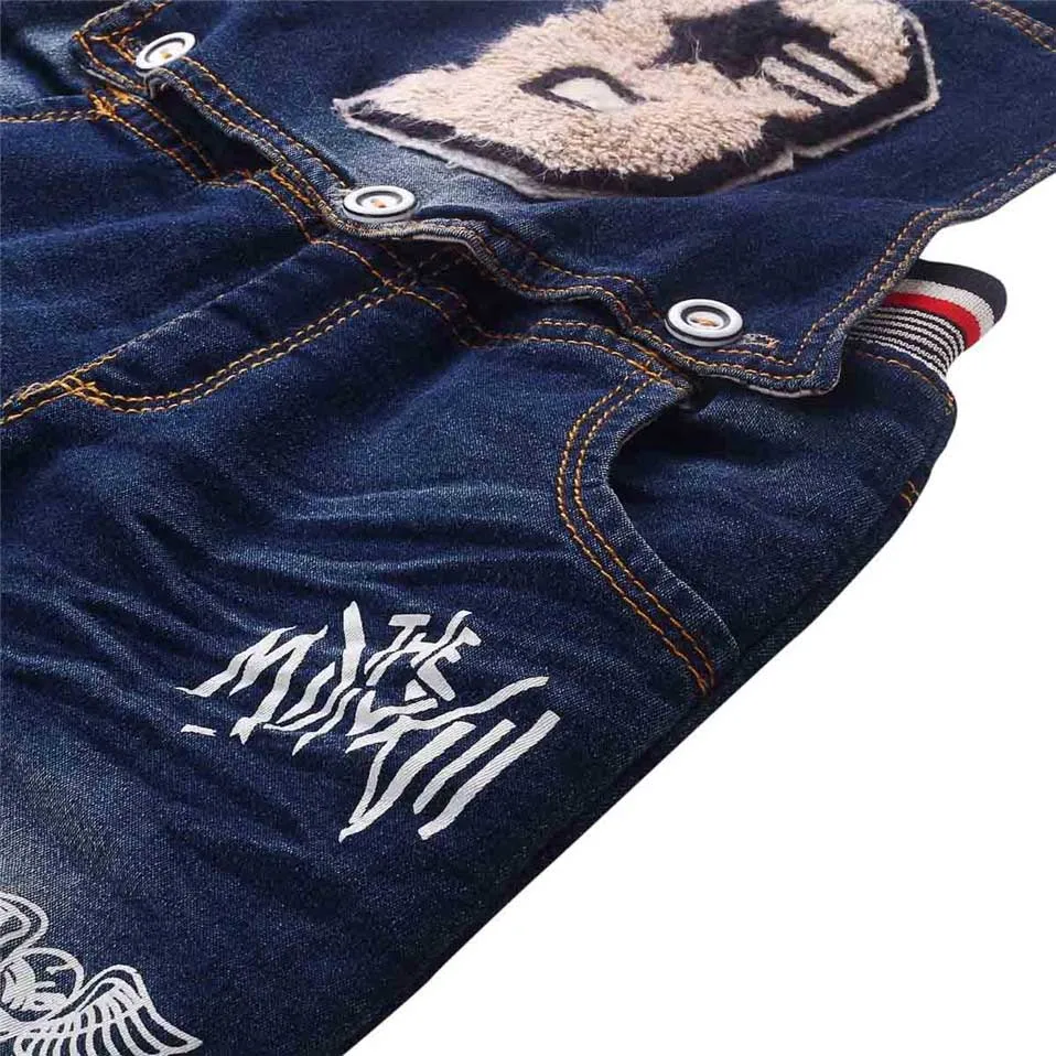 crossing belt jeans