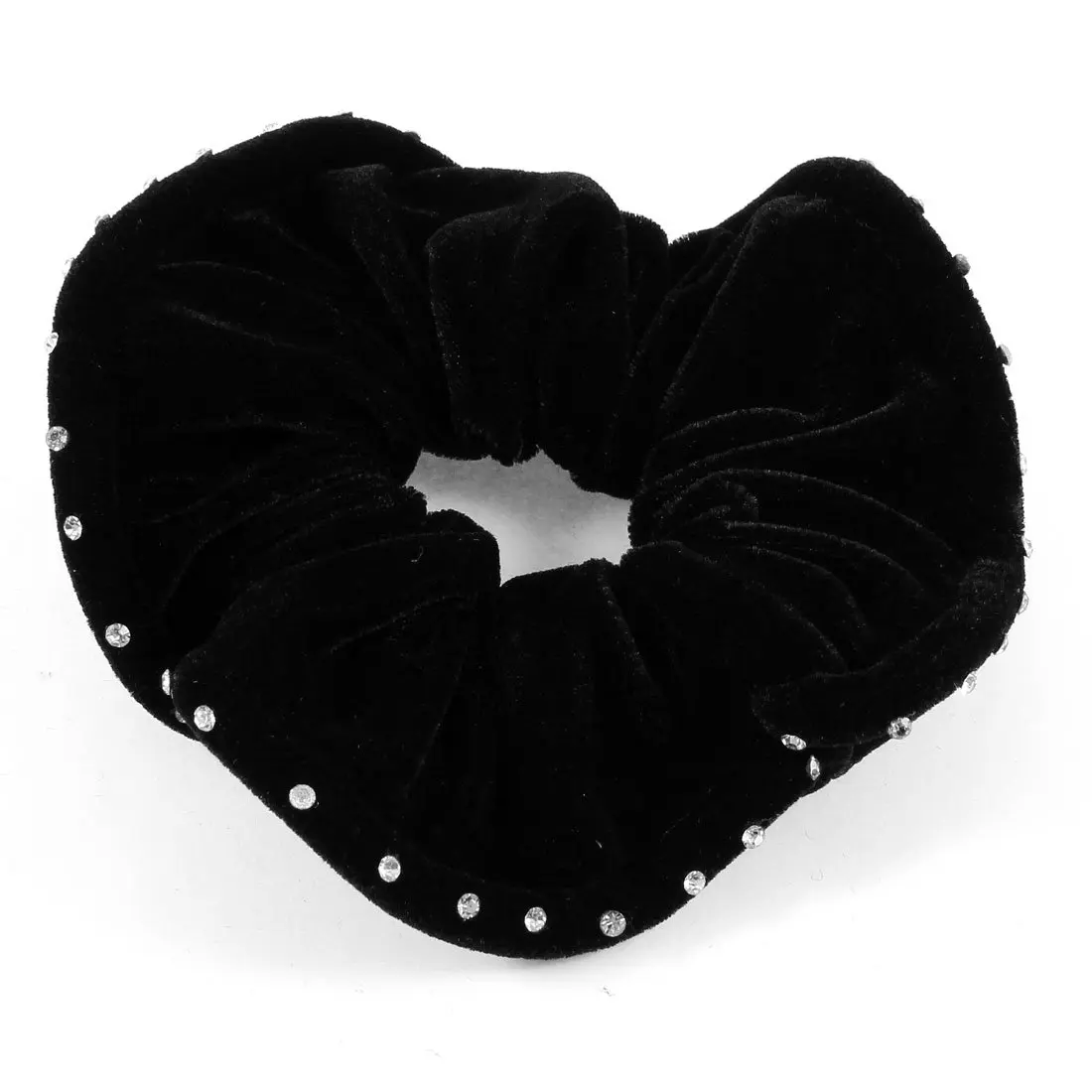 

MYTL Rhinestone Decoration Elastic Velvet Hair Tie Scrunchy Holder