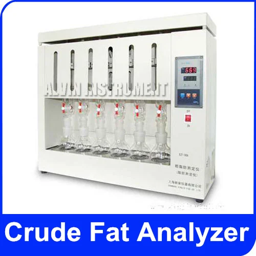 Сырой анализатор жира метр тест er для зерна, еды, корма, топлива и различных нефтепродуктов Тест 6 образцов в то же время
