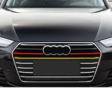 Lsrtw2017 Abs Car Front Grill Middle Net Strip Trims for Audi A4 A3 Q3 Q5 Q5 цена Lsrtw2017 Abs Car Front Grill Middle Net Strip Trims for Audi A4 A3 Q3 Q5 Q5 цены онлайн