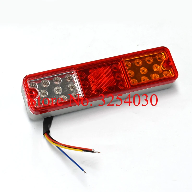 Поставка внутренний светодиодный желтый/красный/белый 5 проводов 12-24 в прямоугольник задний фонарь HX-022 220*54*58 мм для hyundai вилочный погрузчик