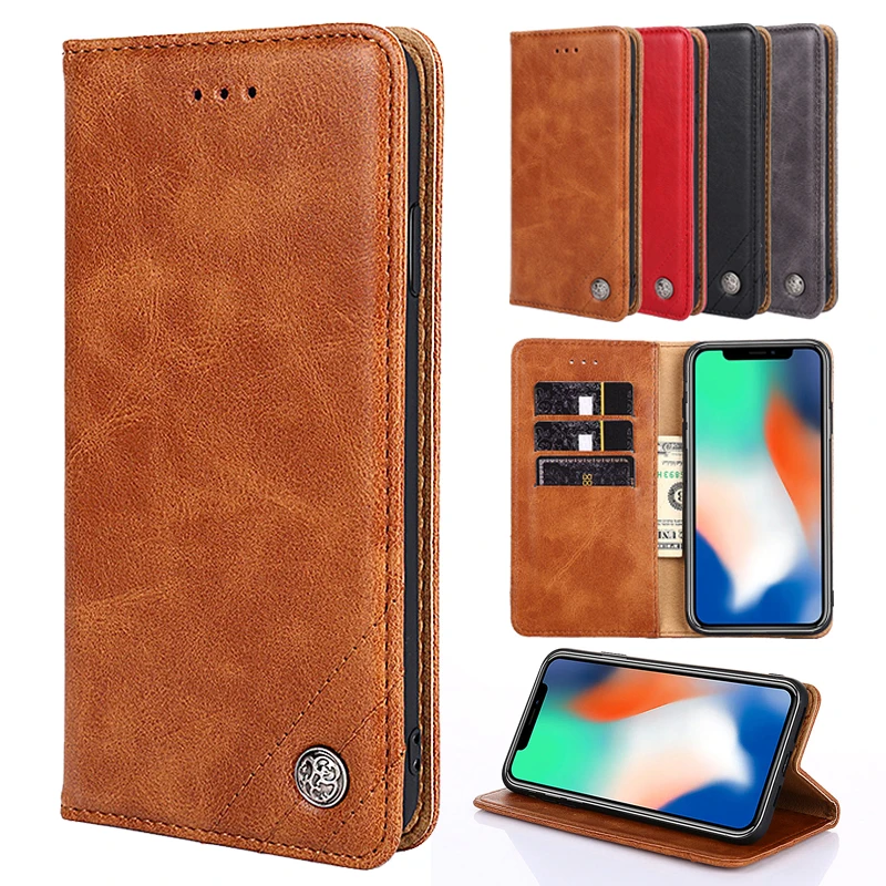 

Retro Flip Case for OPPO A3 A5 A79 case Leather Cove with Wallet Card Stand Business Phone Case for OPPO A5 Coque Capa Fundas