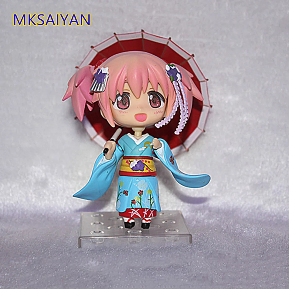 Magical Girl Mahou Shoujo Puella Magi Madoka Magica Figure Nendoroid 332 Q Toys for Children Anime Collectible Action Figures