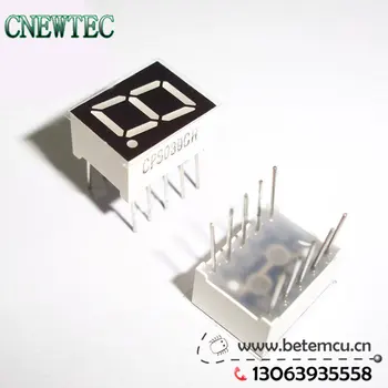 

CPS03911CR Common Cathode 1Bit Digital Tube 7 segment 0.39" Red LED Display 10PCS/LOT