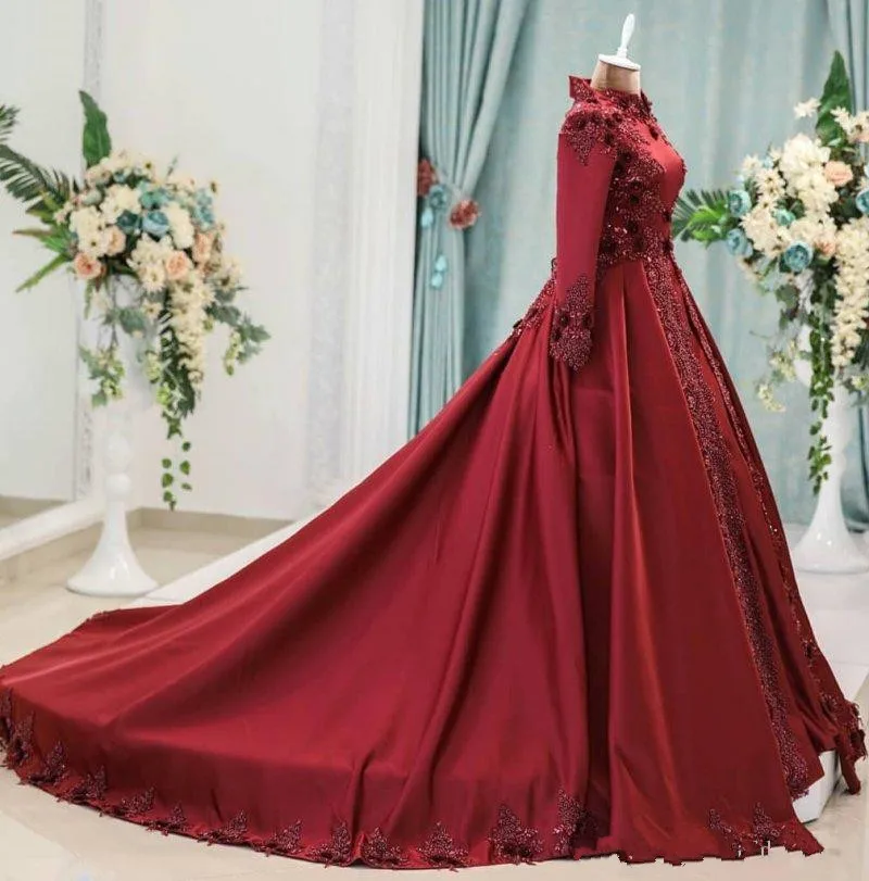 dark-red-arabic-muslim-evening-dresses-with (1)
