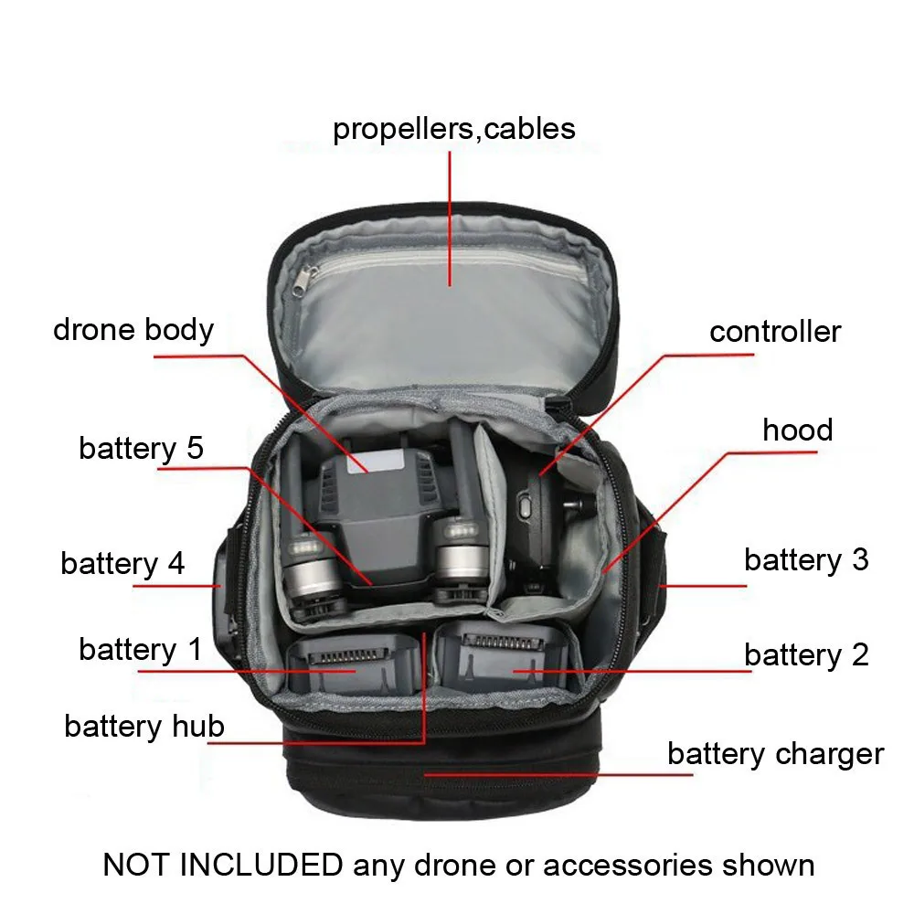 Портативный чехол для переноски сумка через плечо рюкзак DJI Mavic Air Pro Drone jul18|Сумки