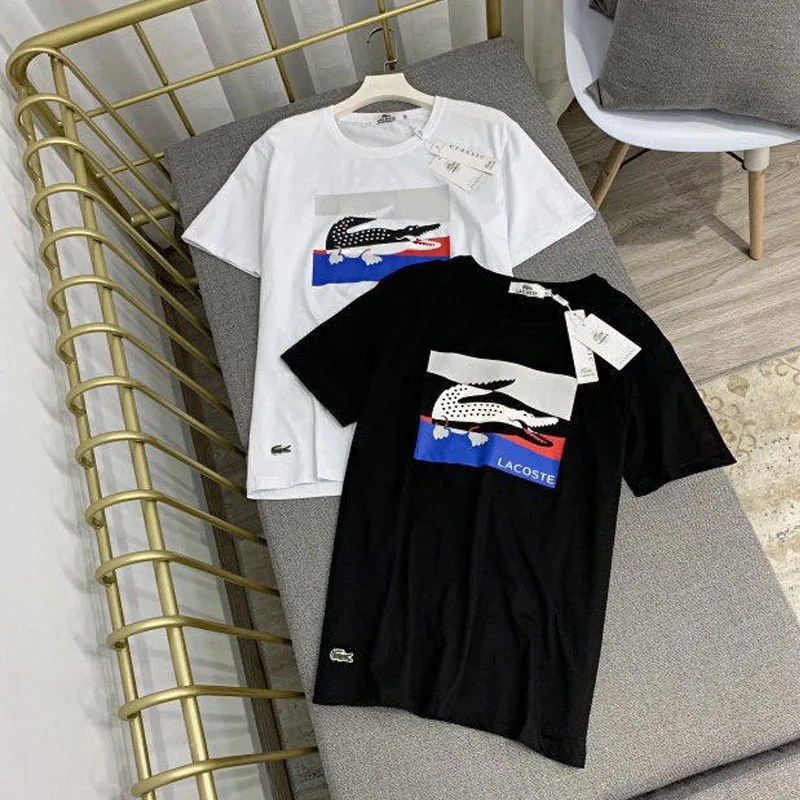 Explosion models 2019 summer new men's Running shirt cotton Korean students loose personality wild t-shirt foreign trade