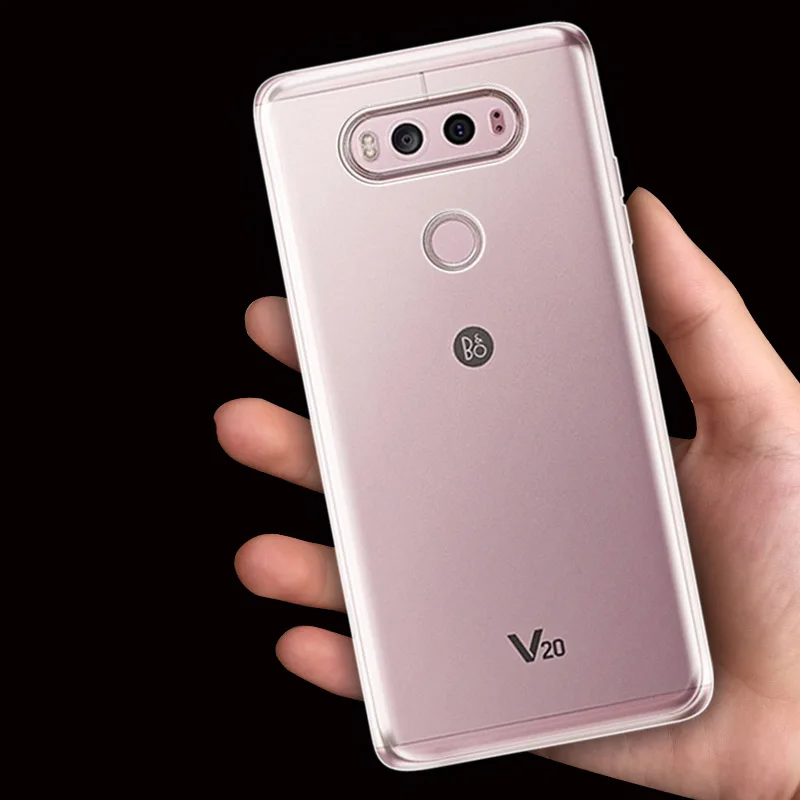 Transparent soft silicon case For LG V20 anti knock Clear cover For LGV20 case