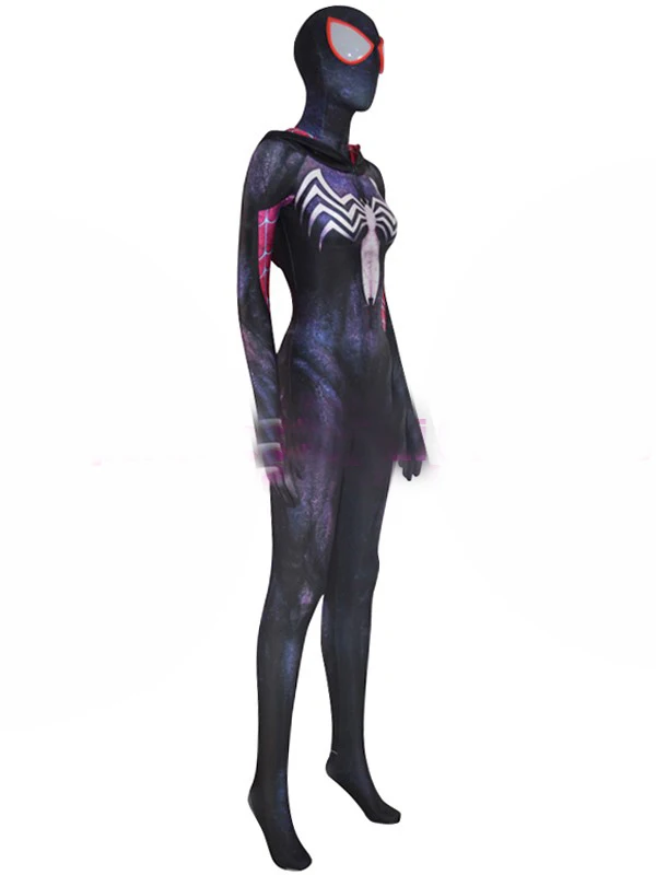 Gwenom Cosplay Costume Woman Venom Symbiote Spider Gwen Stacy Spiderman Superhero Costume 3D Printed Fullbody (6)