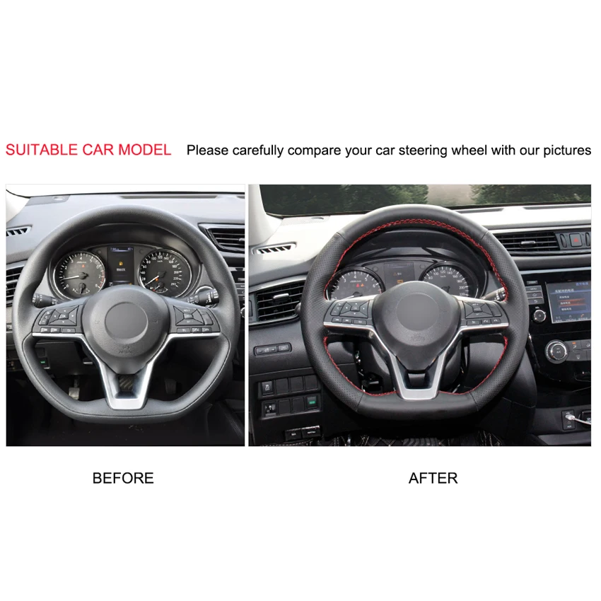 Черный кожаный чехол из микрофибры для Nissan X Trail 2017 2019 Qashqai 2018 Rogue (Sport) Leaf 2018|Чехлы на