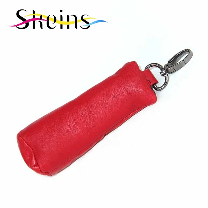 SKEINS Men and Women keychain Genuine Leather Key Bag Large Capacity