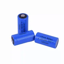 

2022 2PCS 3V CR123A Lithium battery cell 1300mah CR123 CR17335 dry primary battery for camera