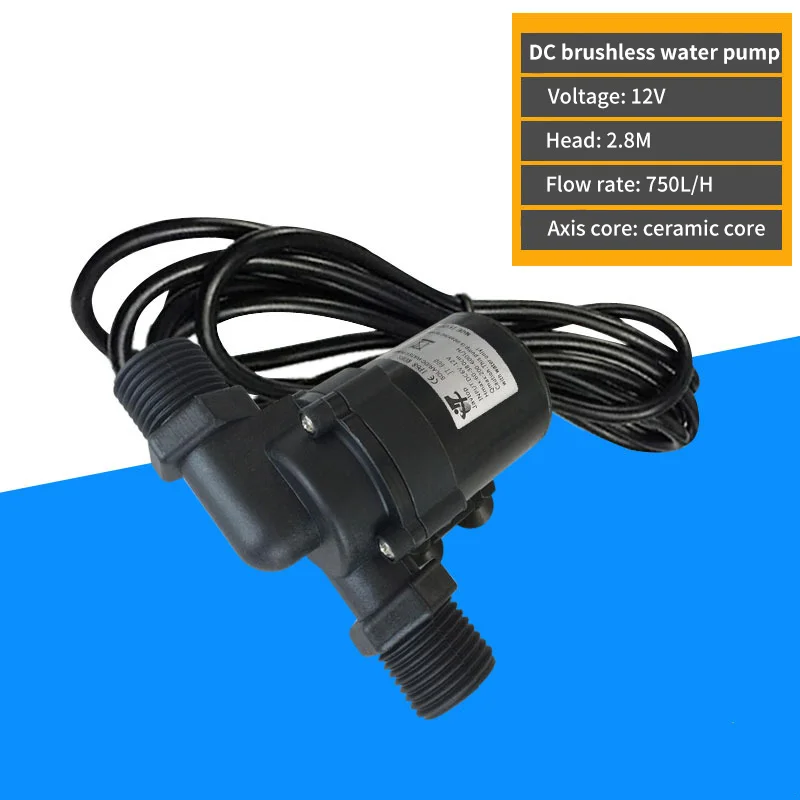 

DC 12V 24V Multi-function Brushless Water Pump High Temperature Shower Water Heater Heating Booster Pump