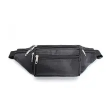 2016 männer Hüfttasche Kleine Nylon Leder Casual Gürtel Tasche Hohe Qualität Unisex Fanny Packs Telefon Geld Pouch