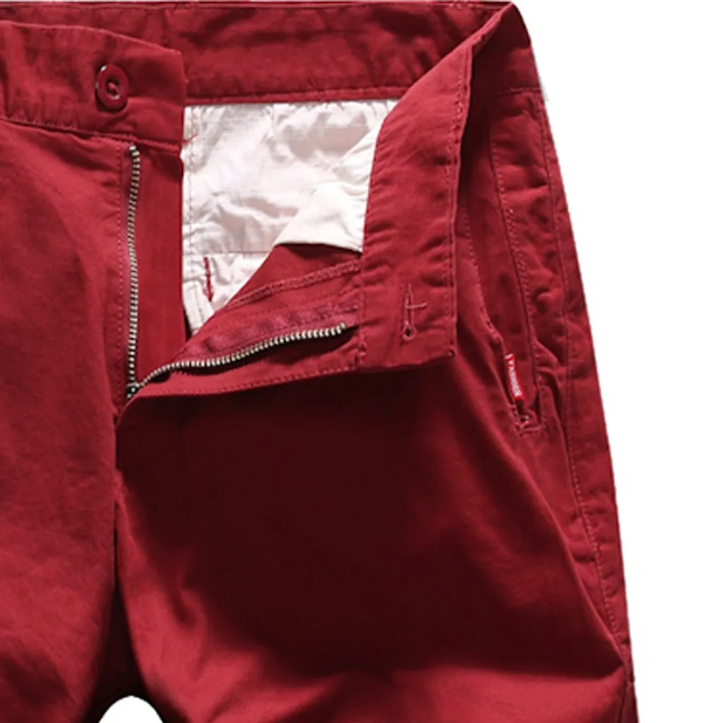 Для мужчин с карманами короткие штаны Повседневное однотонные Цвет Классический прямой крой джинсовые брюки штаны прямого кроя виды Цвет Шорты Calção Kurze шланг