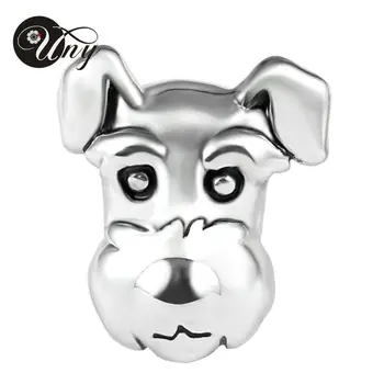 

UNY Beads puppy dog bead fit pandora charms bracelets guaranteed Beads 925 silver Animal Bead Fit Pandora Fashion Charms Vintage