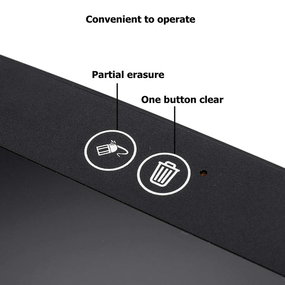 10/12 дюймовая ЖК-доска для рукописного ввода, частичное стирание, Толстая ручка для письма, подсветка, электронные цифровые планшеты для рисования