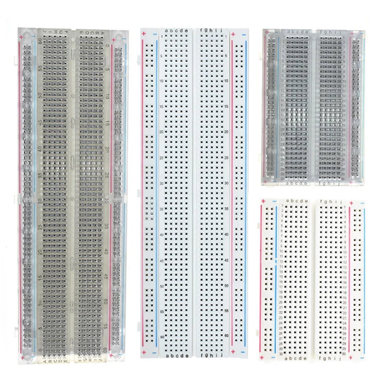 

SYB- 400 Points Breadboard 830 points Breadboard MB-102 Solderless PCB test Board 400 Hole Breadboard MB102 Test Develop DIY