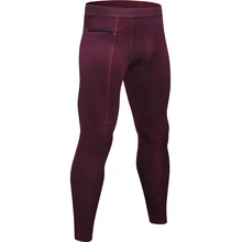 With Zipper Pocket Basketball Compression Pants Sports Running Tights Men Jogging Leggings font b Fitness b