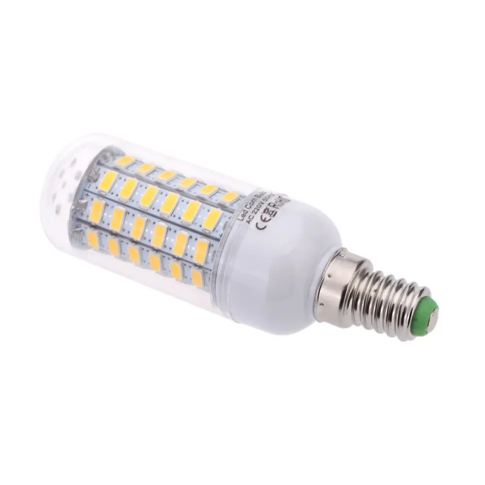 E14 10 Вт 5730 SMD 69 светодио дный Кукуруза свет лампы энергосбережения 360 градусов теплый белый 200-240 В