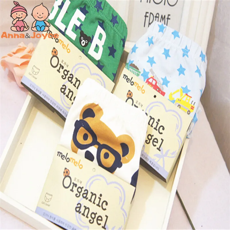 

2PCS/LOT Children's Underwear Organic Cotton High Quality Boxer Underpants for Boy ATNM0045