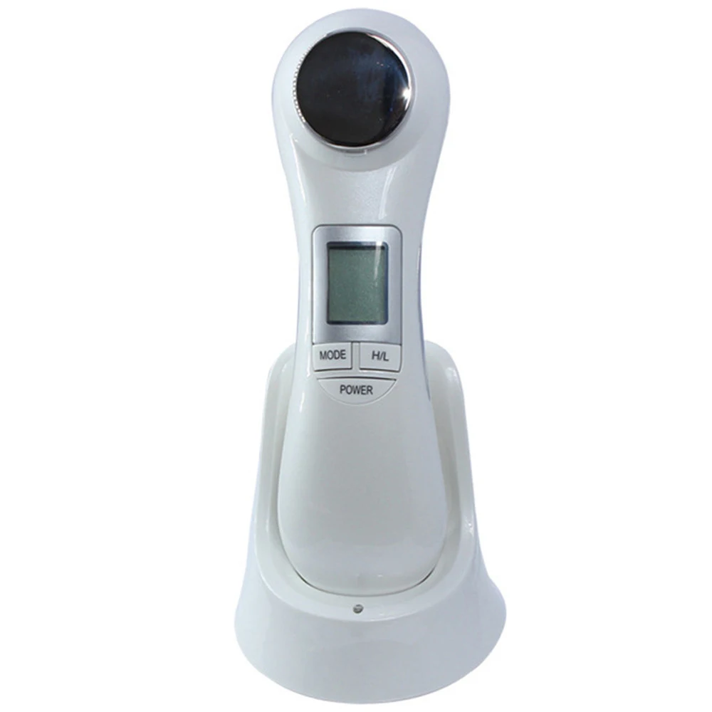 

Photon Face Lifting Rejuvenation Vibration 5 in 1 LED RF Face Device EMS Lon Microcurrent Mesotherapy Massager Ultrasonic Facial