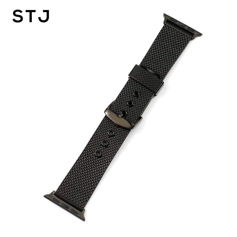 

STJ Soft PVC Milanese Creative Sports Strap for Apple Watch Series 3/2/1 38mm 42m Band for iwatch series 4 40mm 44mm Watchband