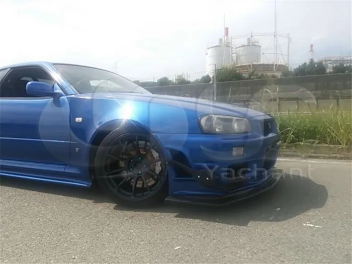 1999-2002 Nissan Skyline R34 GTR Auto-Select Front Diffuser Lip with Undertray CF (12)