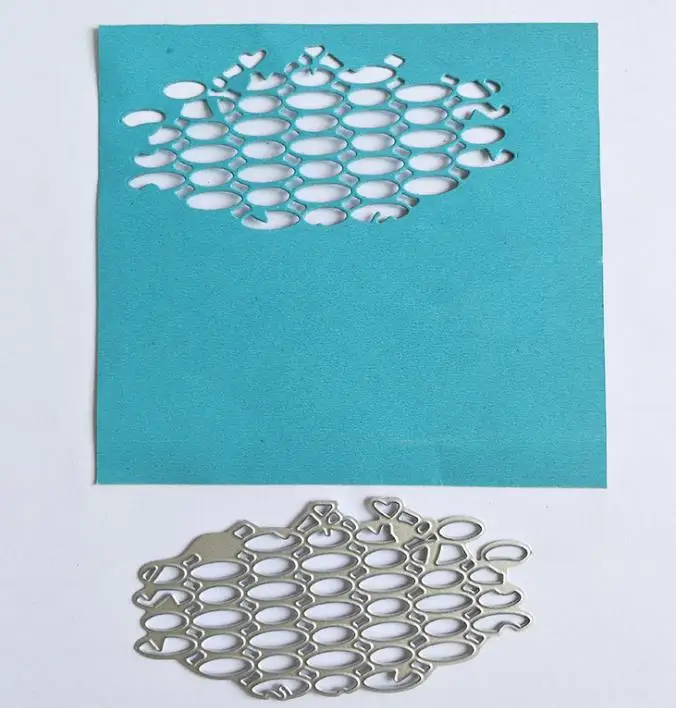 Reticulation Background Frame Metal Cutting Dies Stencils for DIY Scrapbooking Paper Cards Photo Album Decorative Embossing | Дом и сад