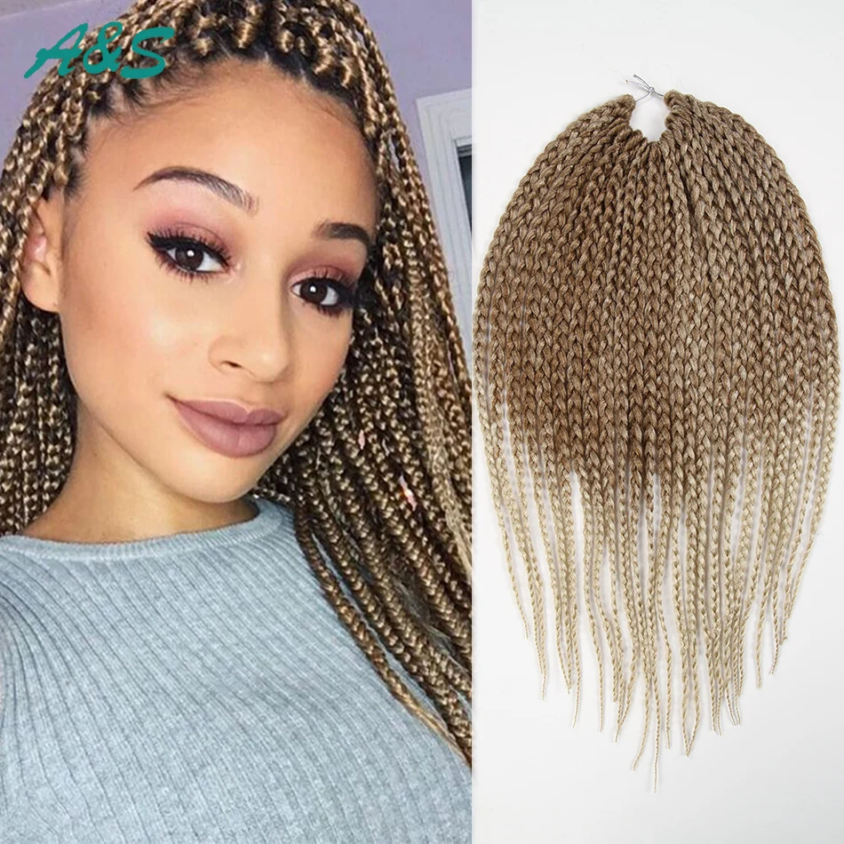 27/613 Gehaakte Vlechten Haar Extension Haak Haar Dunne Doos Vlechten