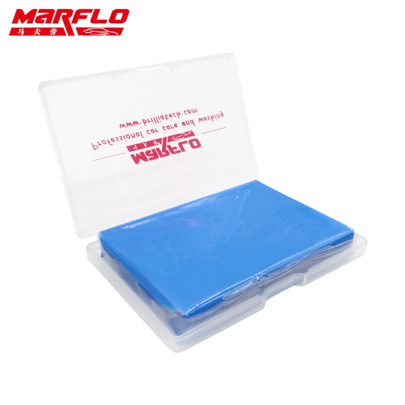 

Magic Clay Bar Car Cleaner Paint Detailing Care Wash Before Waxing Marflo Fine 100g with PP box Rust Remover 1pc