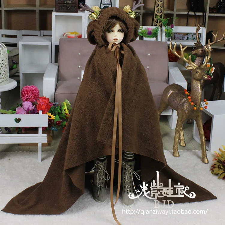 

1/4 1/3 scale BJD cloak+dress+socks for SD clothing BJD doll accessories,Not included doll,shoes,wig,and other accessories D1618