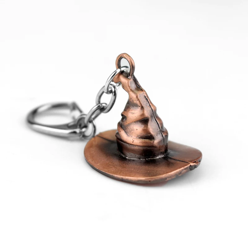 

dongsheng Movie Hp Key Chains Keychain Hat Metal Key Ring Chain Women Men Car Key Holder Jewelry Personalized Chaveiro Trinket-5