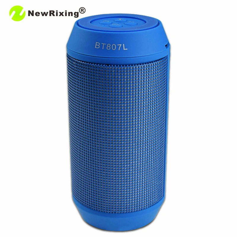 NewRixing BT807L Bluetooth Speakers Colorful LED Portable Wireless Bass Mini Loudspeaker Phones MP3 USB TF Card FM Music Player