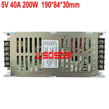 

Special LED display power supply With EMC & Safety standards approved Ultra-thin 5V 40A 200W Switching Power Supply