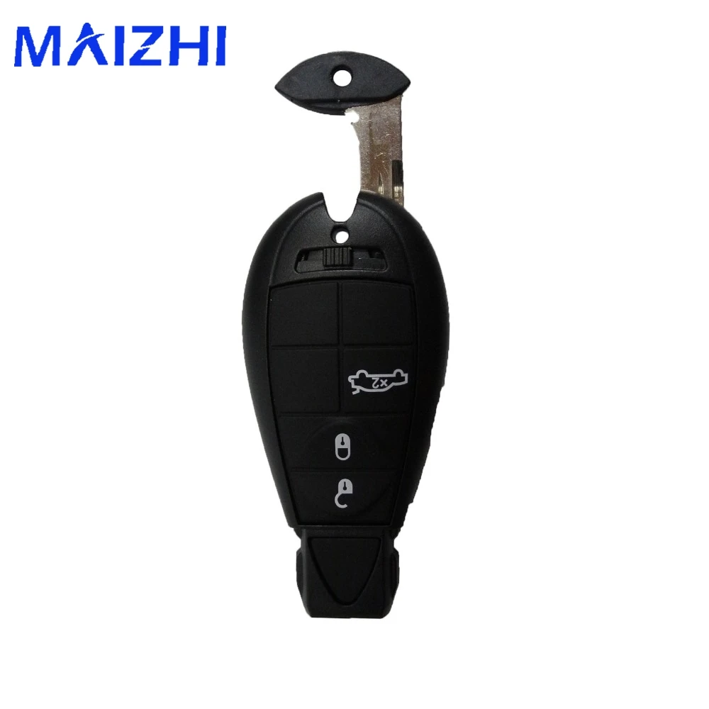 Jingyuqin 10pc 4 Button Smart Remote FOB Key Car Keyless Entry System For Dodge Charger Magnum