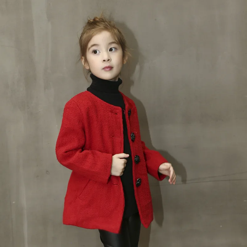 Детское шерстяное пальто зимняя куртка для девочек 6 гцт 034|girl coat|manteau enfantmanteau enfant