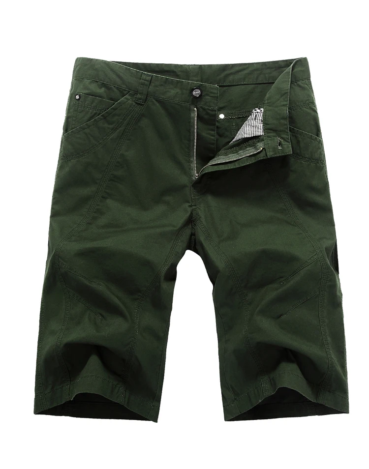 Летние мужские шорты-карго в стиле милитари, хлопковые шорты в армейском стиле, мужские свободные шорты с карманами, Homme, повседневные
