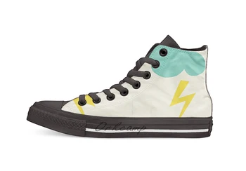 

Lightning Strike Casual High Top Canvas shoes sneakers For Drop shipping