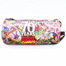Новое поступление Dc кошелек с комиксами «Marvel» 70 Юбилей Капитан Америка кошелек-мешочек для монет сумка с застежкой-молнией пенал для карандаша, ручки Чехлы