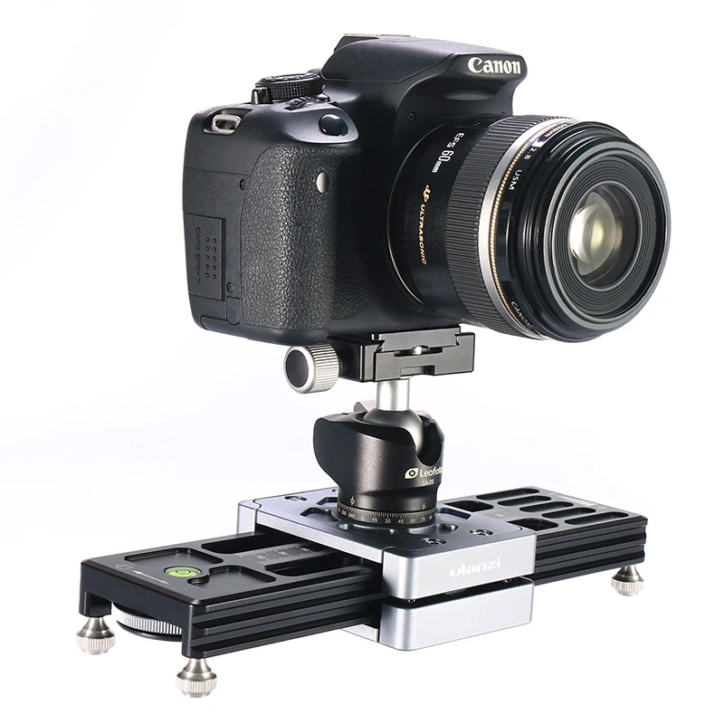 

Ulanzi SL-260 Camera Slider Mini Rail Track System Video Slider for Canon Sony Nikon Panasonic DSLR Camera Smart Phone ARRI