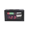 12V Red LED Digital Car Motorcycle Voltmeter Mini Voltage Battery Panel For DC 12V Meter w USB 5V2A  Output ► Photo 1/6