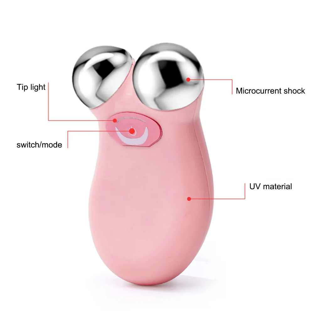  Mini Microcurrent Face Lift machine Skin Tightening Rejuvenation Spa USB Charging Facial Wrinkle Re