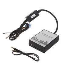 USB SD AUX Car MP3 Music Interface Car Player Adapter CD Machine Change for Peugeot 106 206 RD3 Citroen C3 C4 C5 8PIN usb sd aux car mp3 music cd changer audio adapte for peugeot 307 407 citroen c4 c5 rd4 12pin interface cd quality dropship