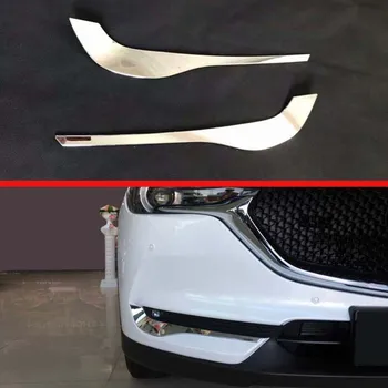 

For Mazda CX-8 CX8 2018 2019 ABS Chrome Accessories outer side Exterior Front Fog Light Lamp Eyelind Cover Trim