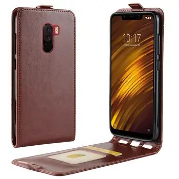 

30pcs/lot New R64 Flip Leather PU+TPU Cover Stand Case with card slot For Xiaomi 8 Lite Pocophone F1 A2 Lite Redmi Note 6 Pro